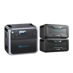 Bluetti AC200P + 2*B300 8,144Wh Portable/Home Power Station